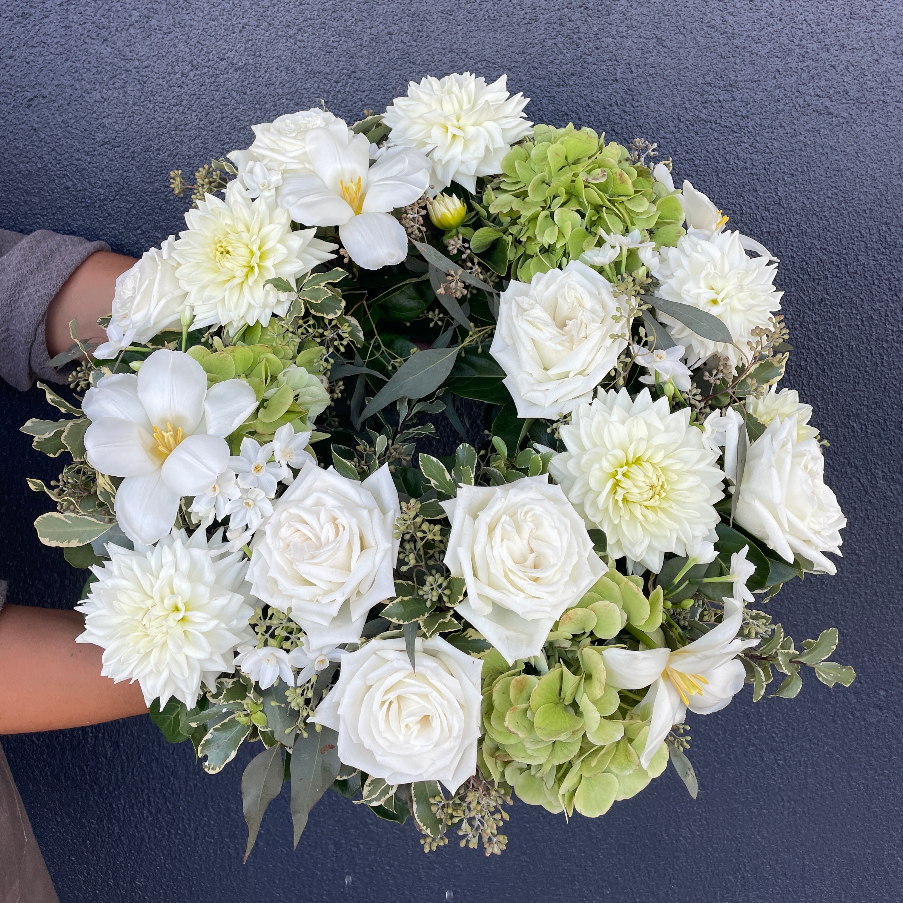 Sympathy Flower Wreath