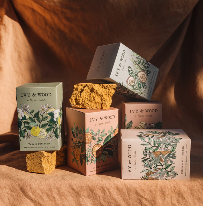 Ivy & Wood Botanical Candles