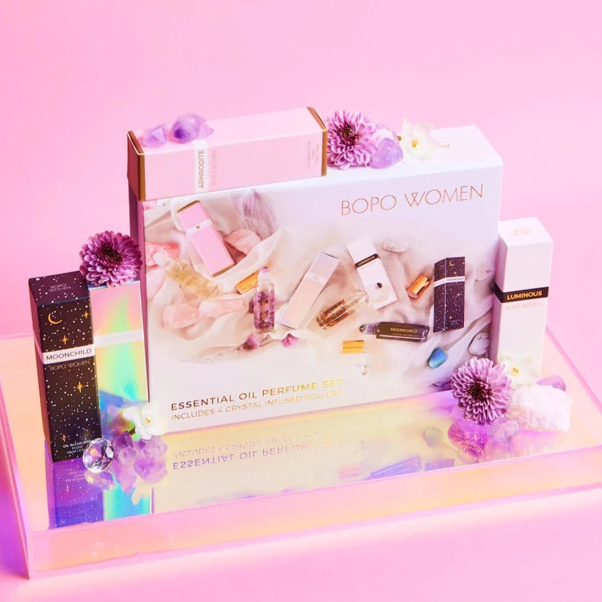 Bopo Crystal Perfume Oil Roller Gift Set