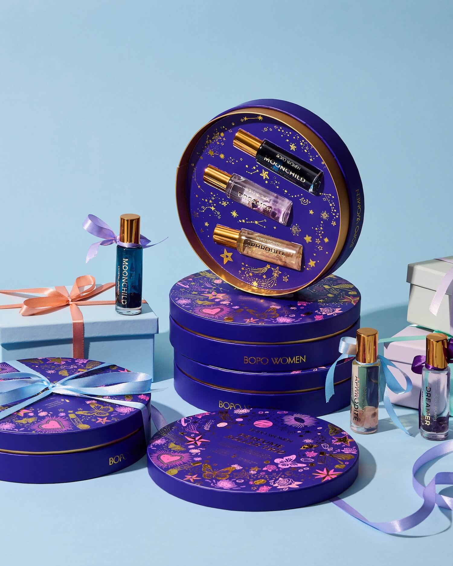 Bopo Perfume Roller Trio Set (3x Roll on Perfumes)