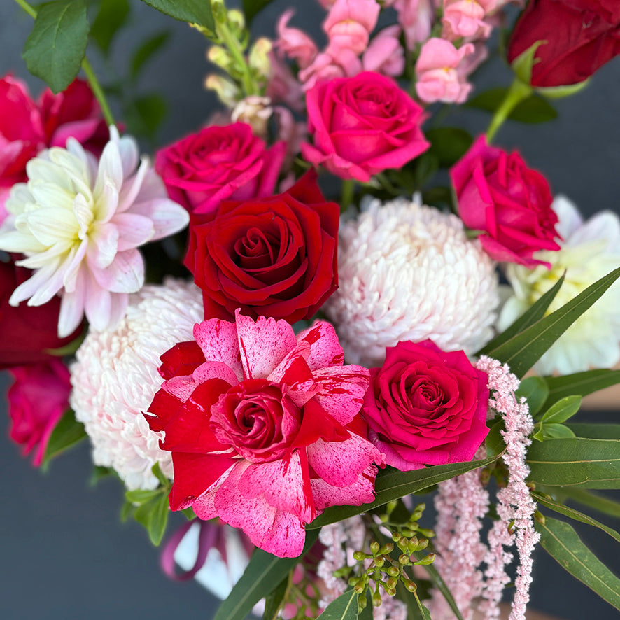 Valentine’s Day - Hat Box Flower Arrangement