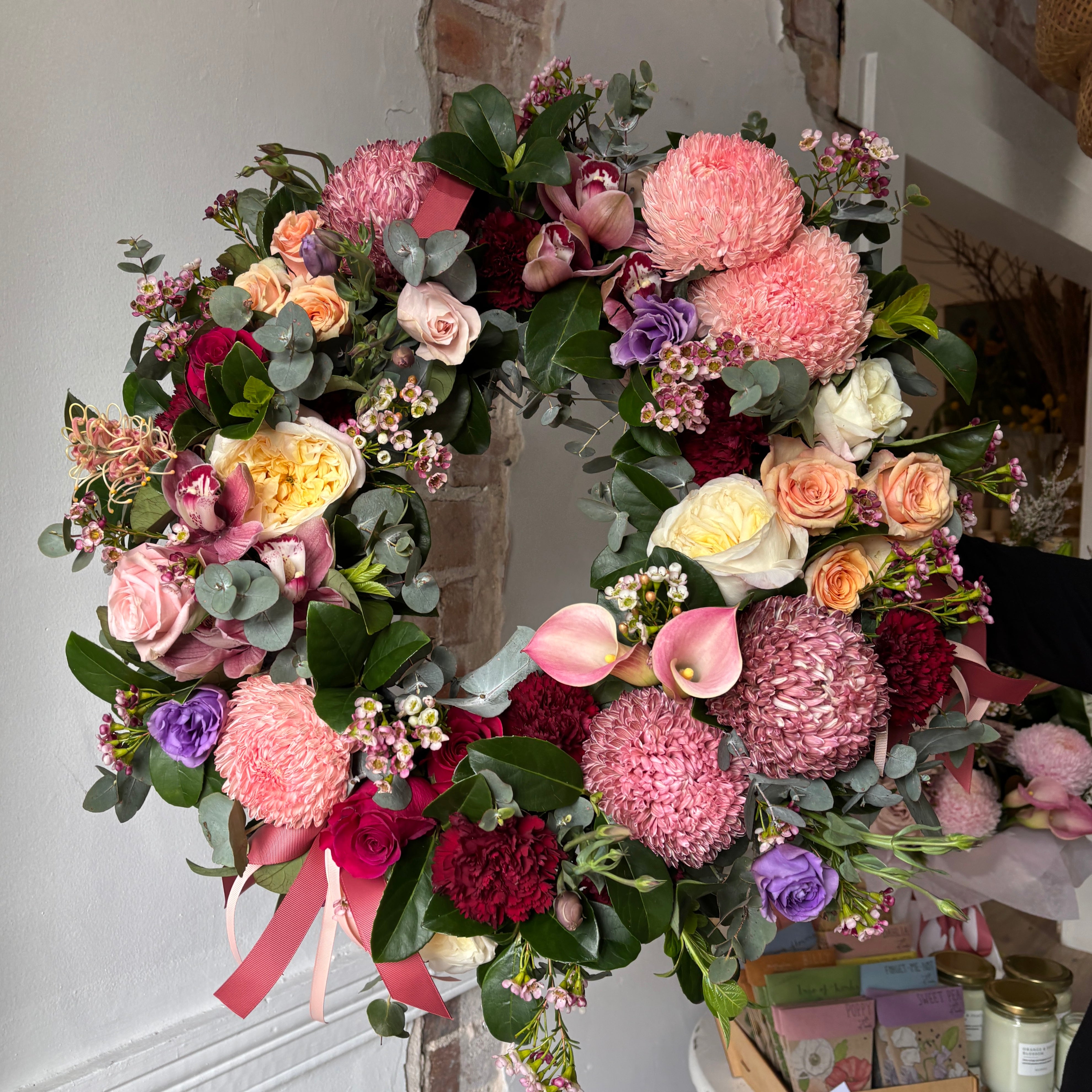 Sympathy Flower Wreath