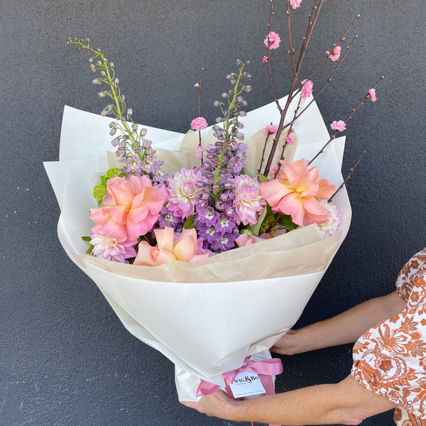 Lucy Soft Pastel Flower Arrangement
