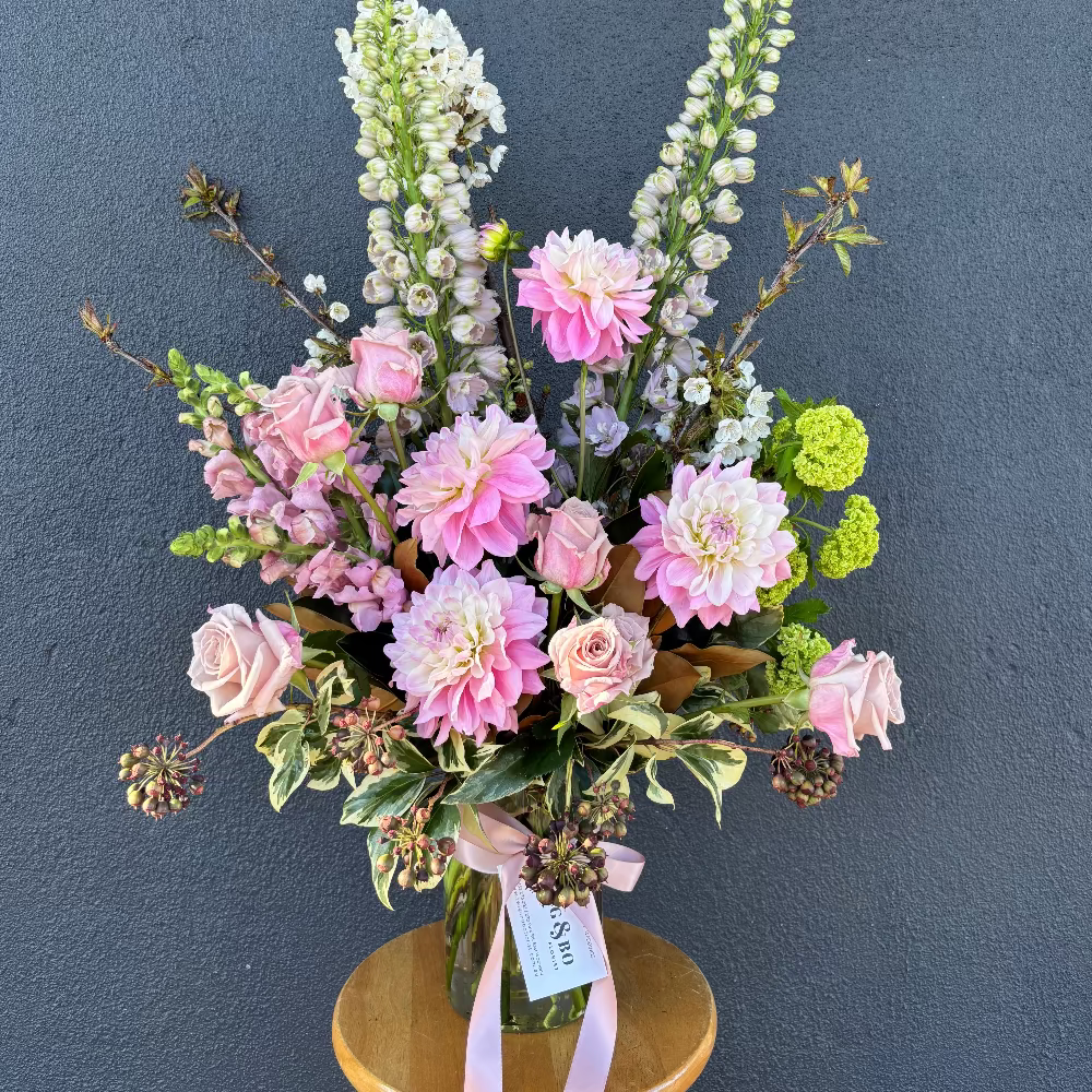 Lucy - Soft Pastel Flower Arrangement