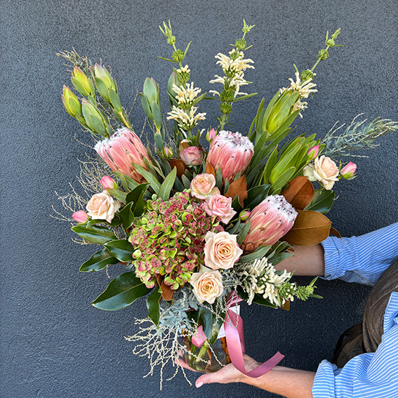 Sarah; Romantic Love Native Wildflower Arrangement