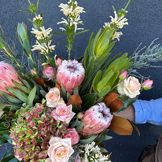 Sarah; Romantic Love Native Wildflower Arrangement