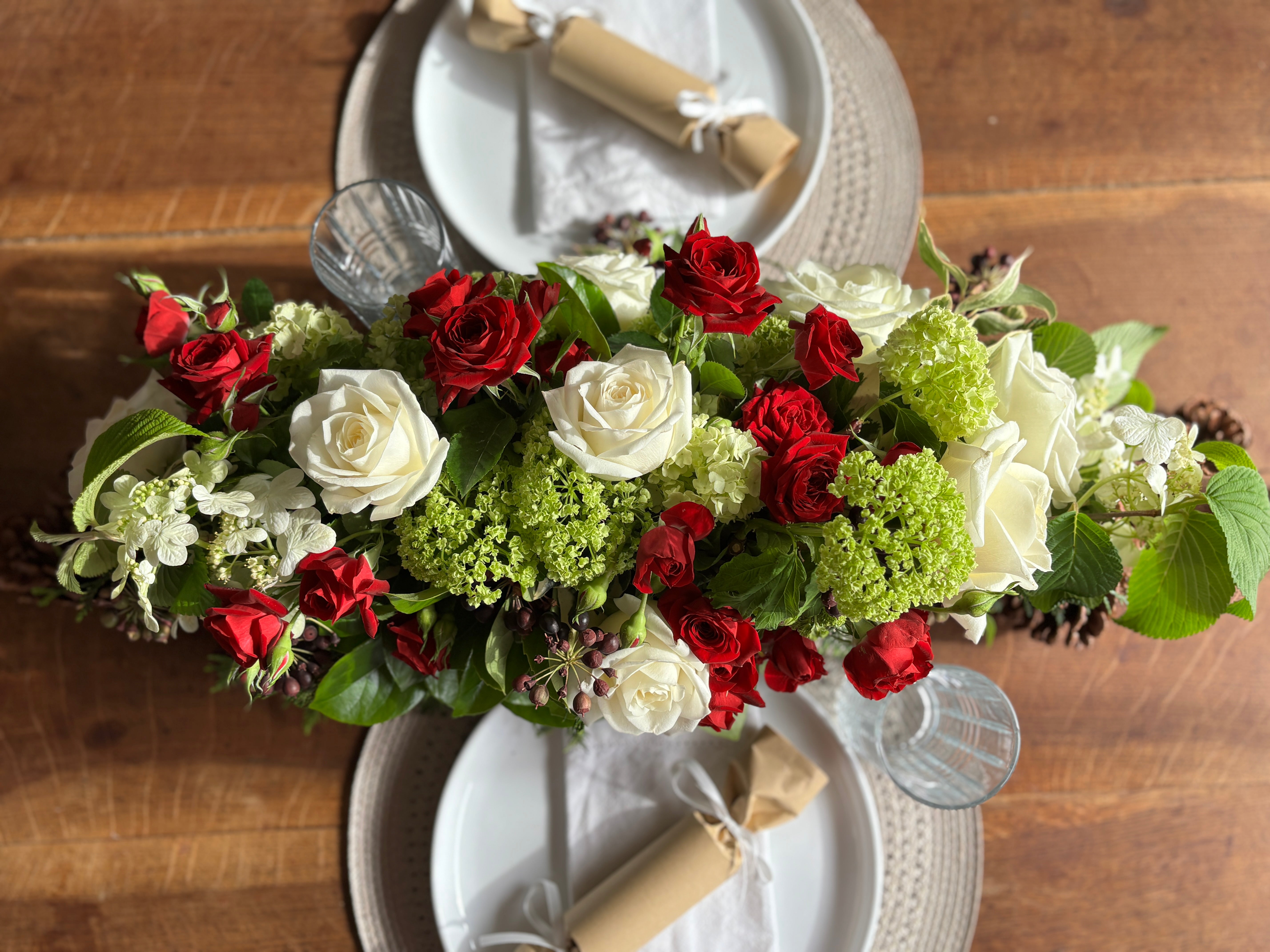 Christmas Table Flower Arrangements