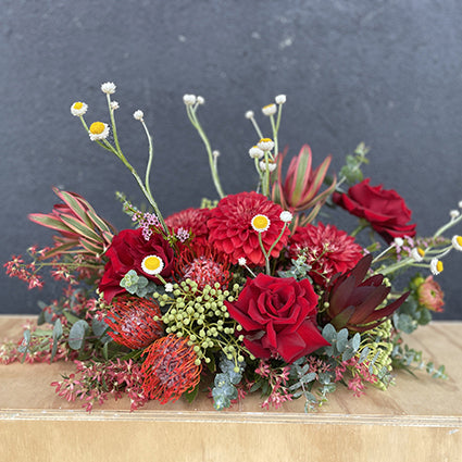 Festive Christmas Table Arrangement