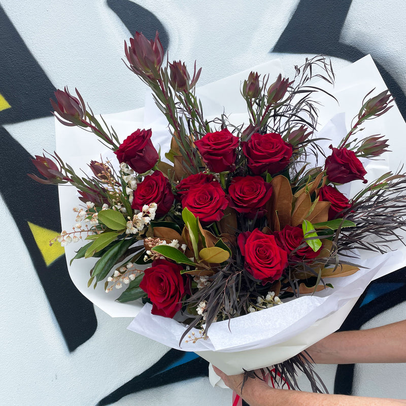 ‘Amore’ Valentine's Day Red Roses Flower Arrangement