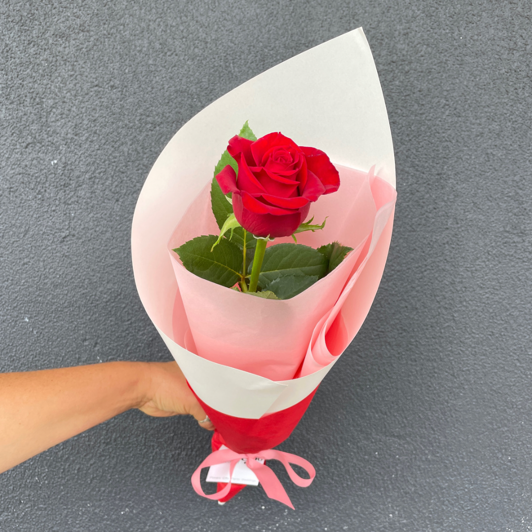 'Love your Goodies' Valentines Day Red Rose Gift Bag